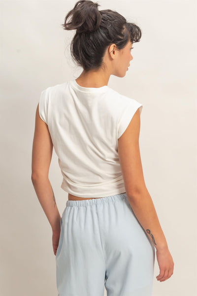 Blusa blanca básica