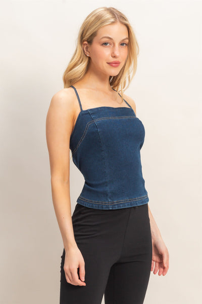 Blusa azul obbscura mezclilla