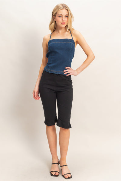 Blusa azul obbscura mezclilla