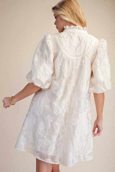 Vestido beige mangas