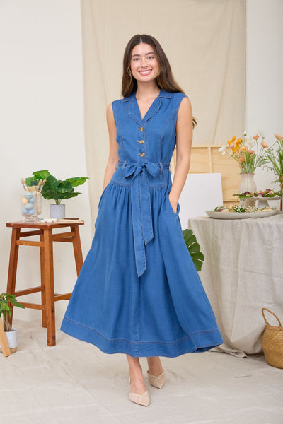 Vestido mezclilla media pierna