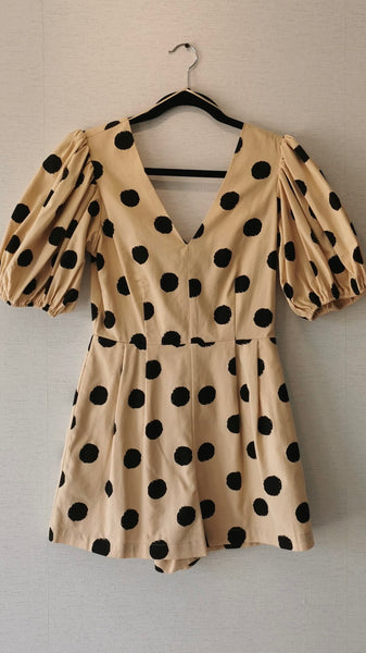 ROMPER BEIGE LUNARES