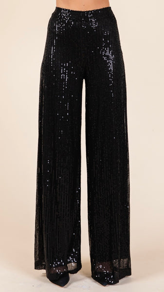 Pantalon negro lentejuela