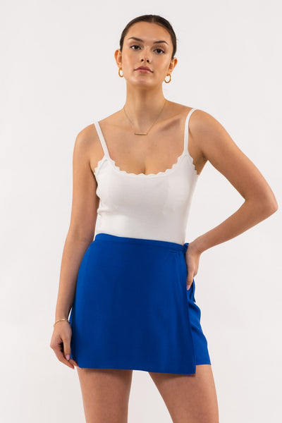 Blusa tirantes tejida