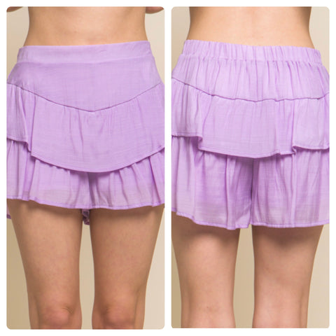 Falda shorts lila
