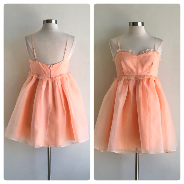 Vestido coral tul