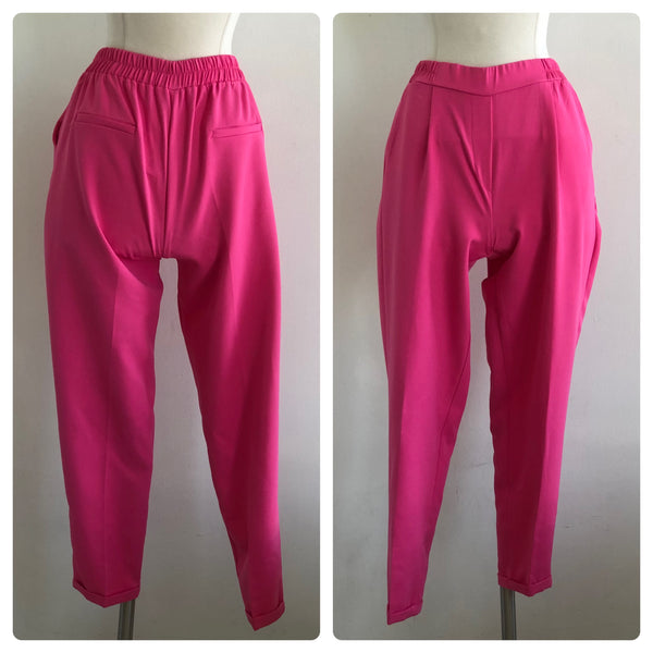 Pantalón palazo rosa