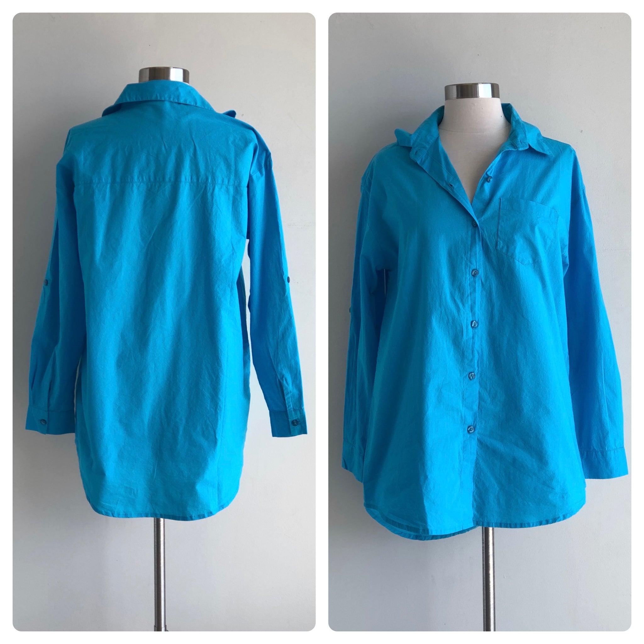 Blusa camisola azul